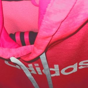 Adidas sweat suit outfit and Northface zip up